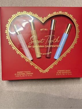 Sweet Tooth Lipstick Gift Set by Sabrina Carpenter - Pink, Beige, Red, Blue